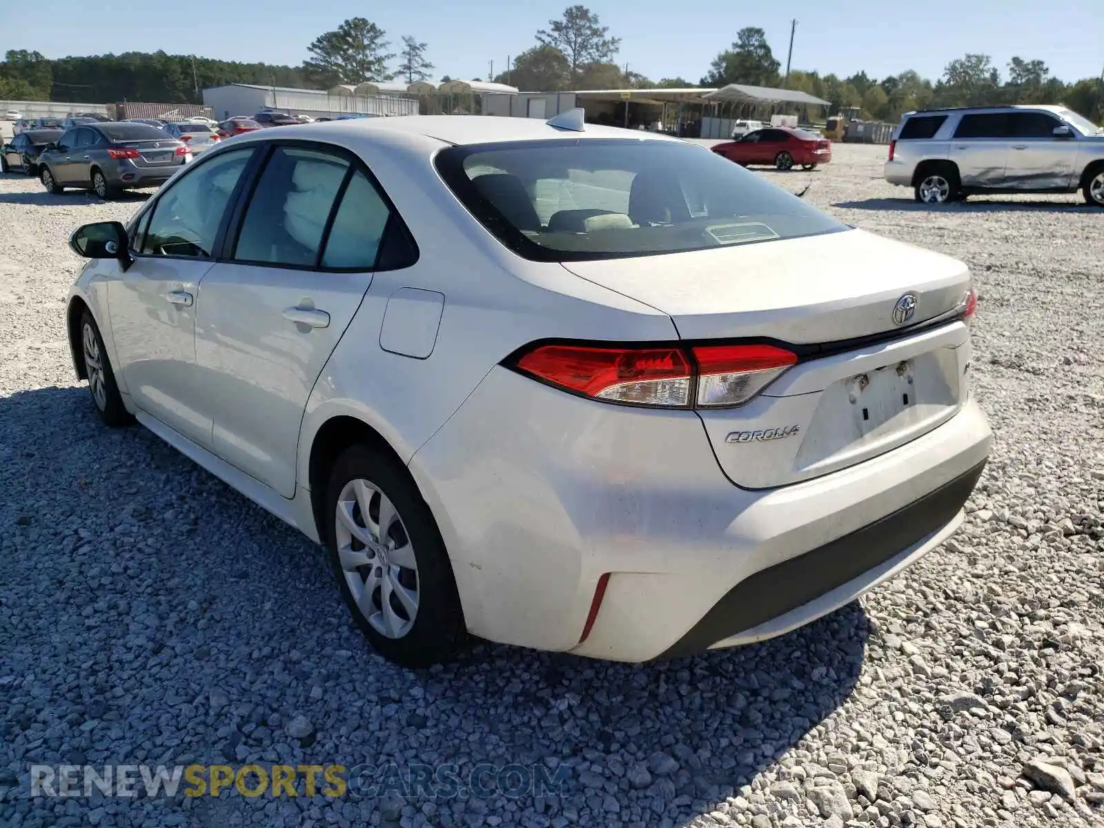 3 Photograph of a damaged car JTDEPRAE8LJ044309 TOYOTA COROLLA 2020