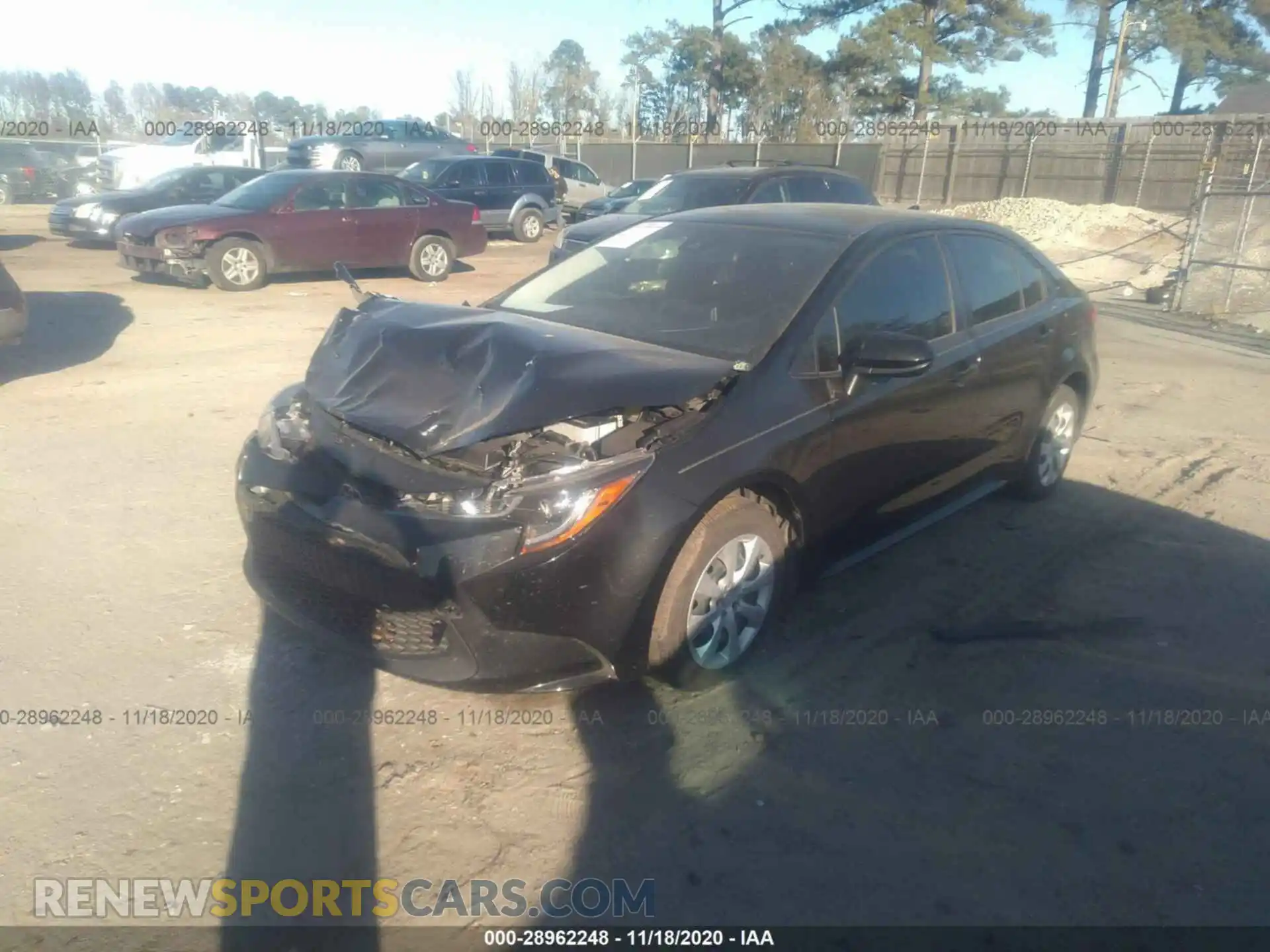 2 Photograph of a damaged car JTDEPRAE8LJ047761 TOYOTA COROLLA 2020