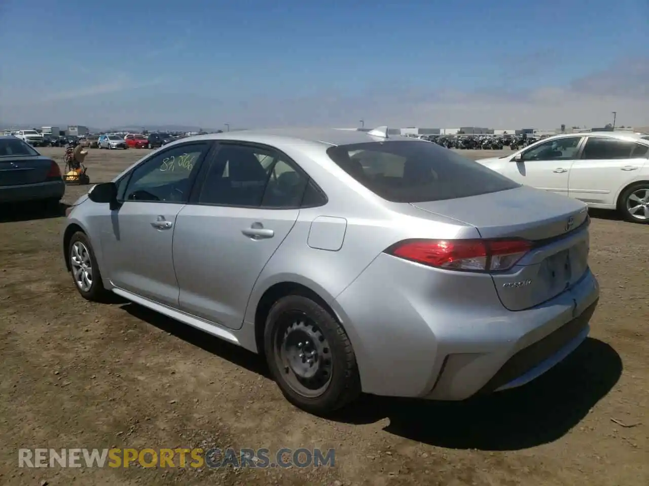 3 Photograph of a damaged car JTDEPRAE8LJ051079 TOYOTA COROLLA 2020