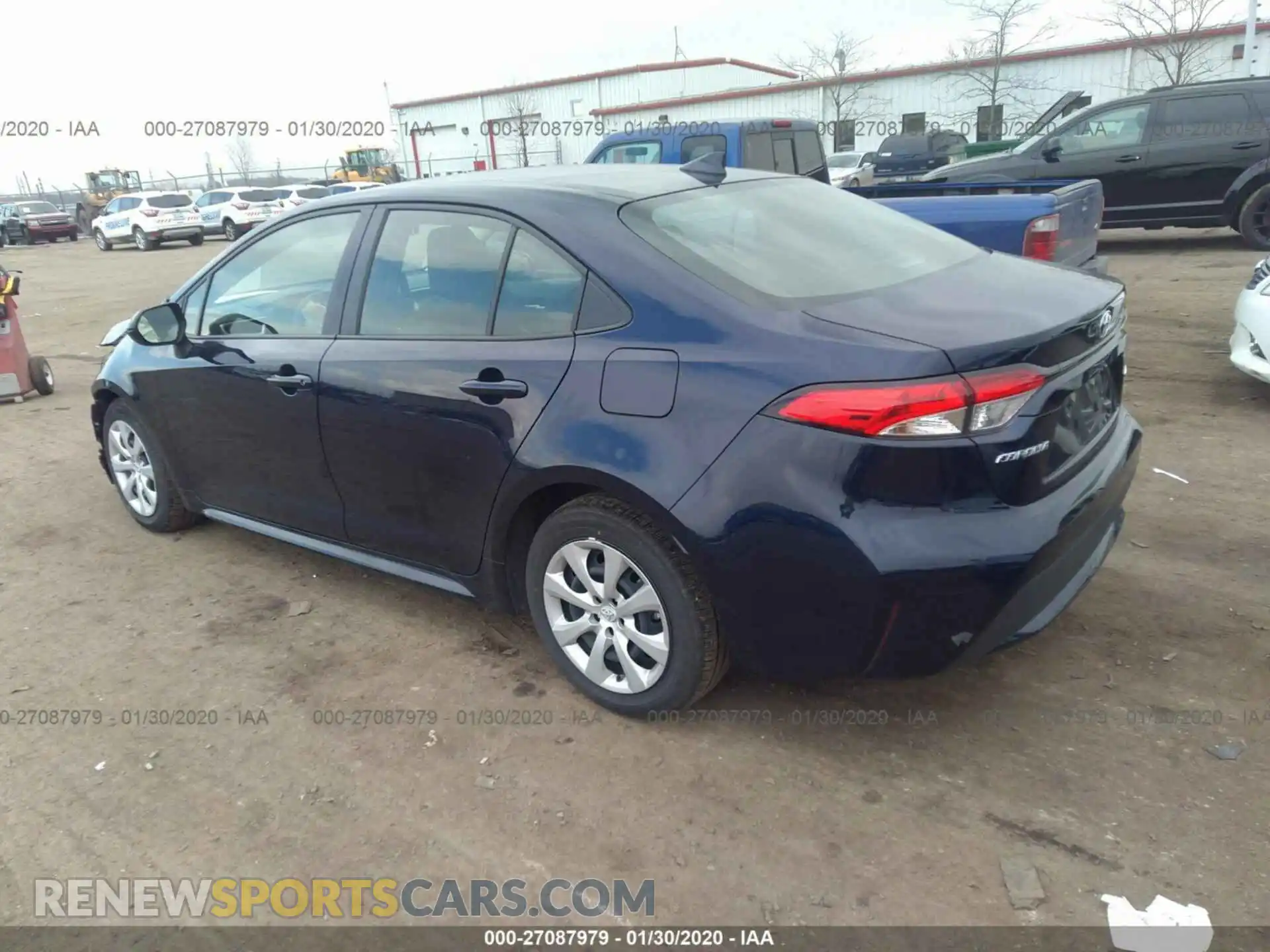 3 Photograph of a damaged car JTDEPRAE8LJ055018 TOYOTA COROLLA 2020