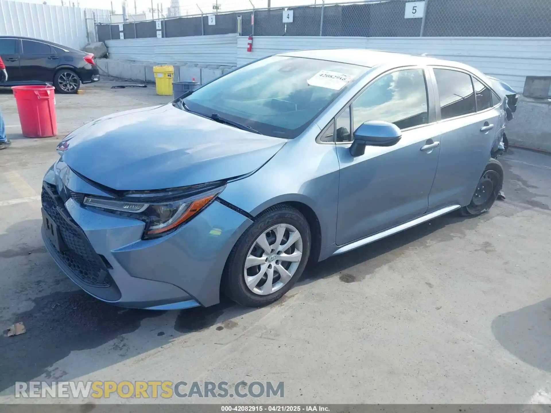 2 Photograph of a damaged car JTDEPRAE8LJ059487 TOYOTA COROLLA 2020