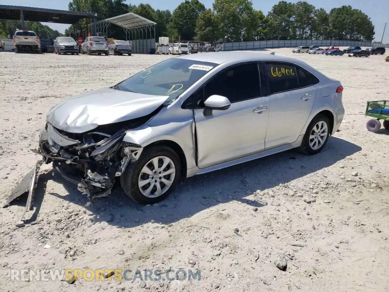 2 Photograph of a damaged car JTDEPRAE8LJ060221 TOYOTA COROLLA 2020