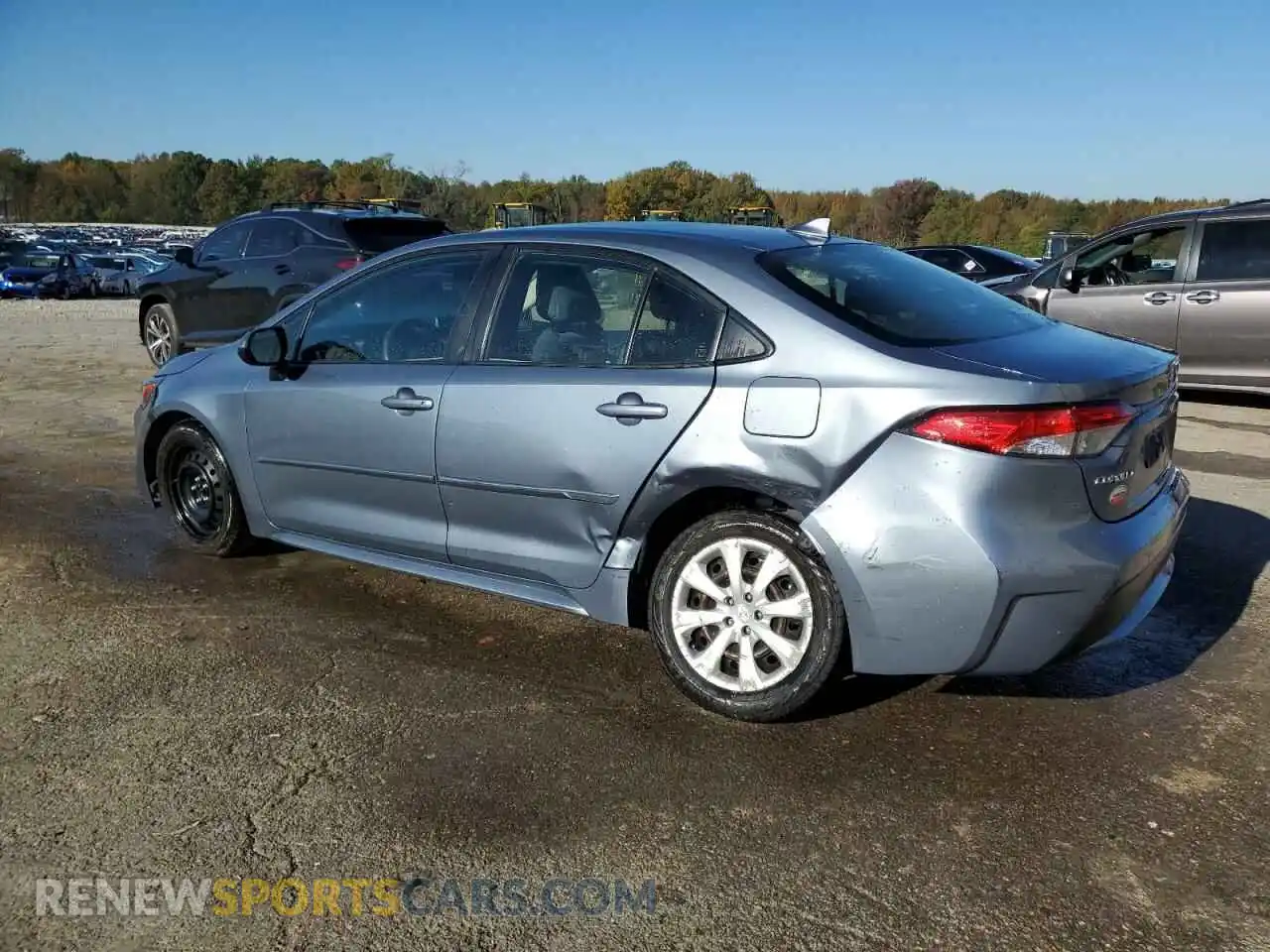 2 Photograph of a damaged car JTDEPRAE8LJ060235 TOYOTA COROLLA 2020