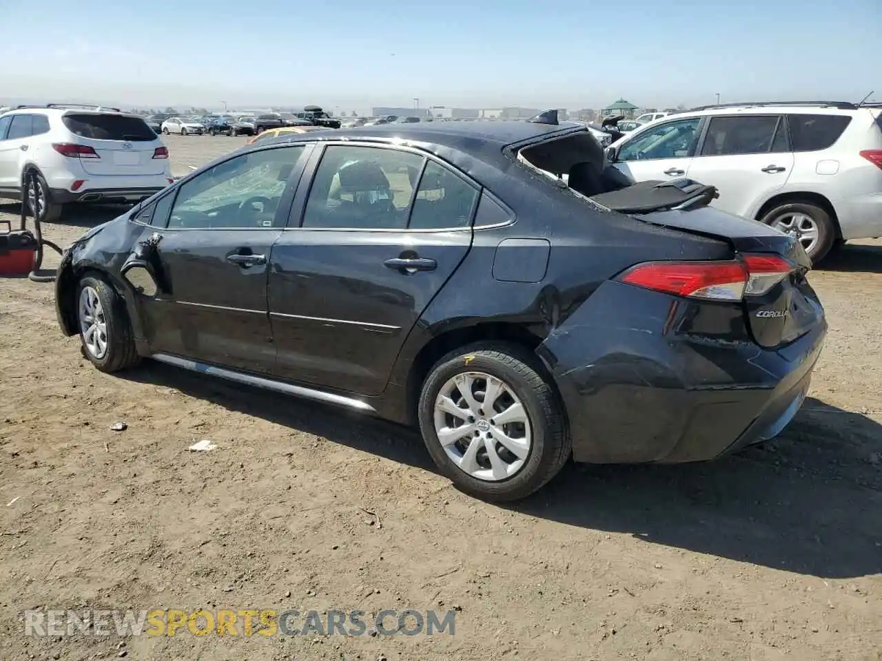 2 Photograph of a damaged car JTDEPRAE8LJ060963 TOYOTA COROLLA 2020
