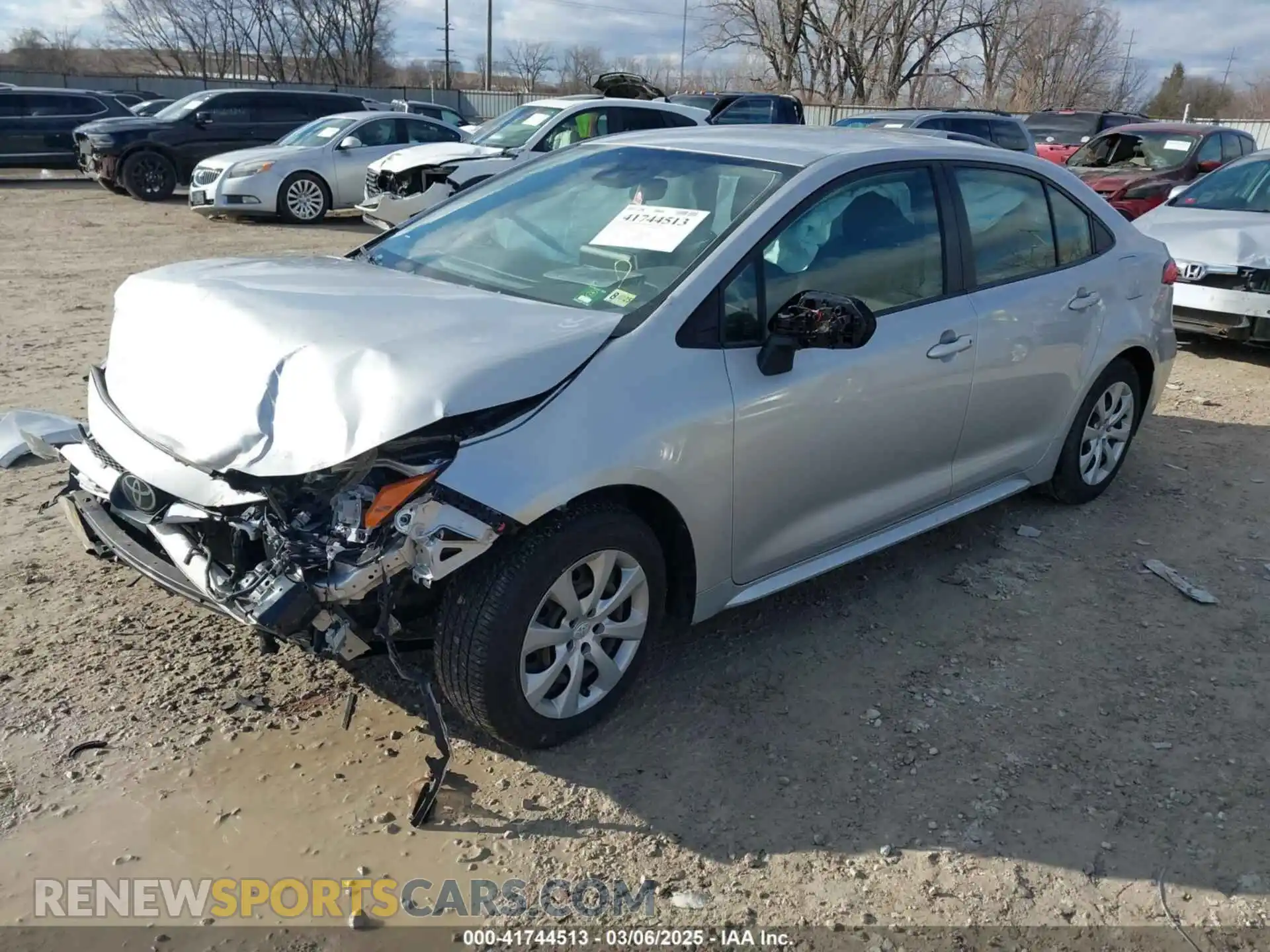 2 Photograph of a damaged car JTDEPRAE8LJ061868 TOYOTA COROLLA 2020