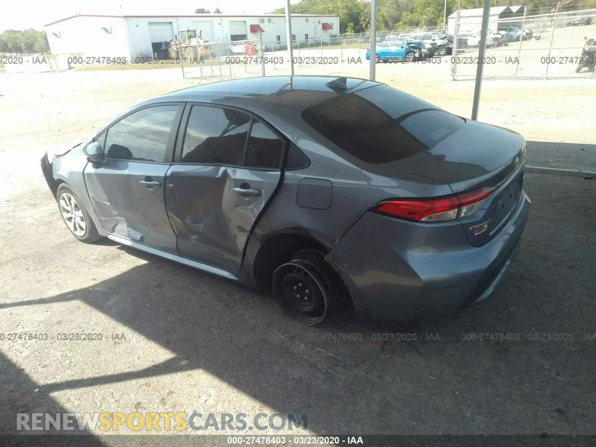 3 Photograph of a damaged car JTDEPRAE8LJ065452 TOYOTA COROLLA 2020