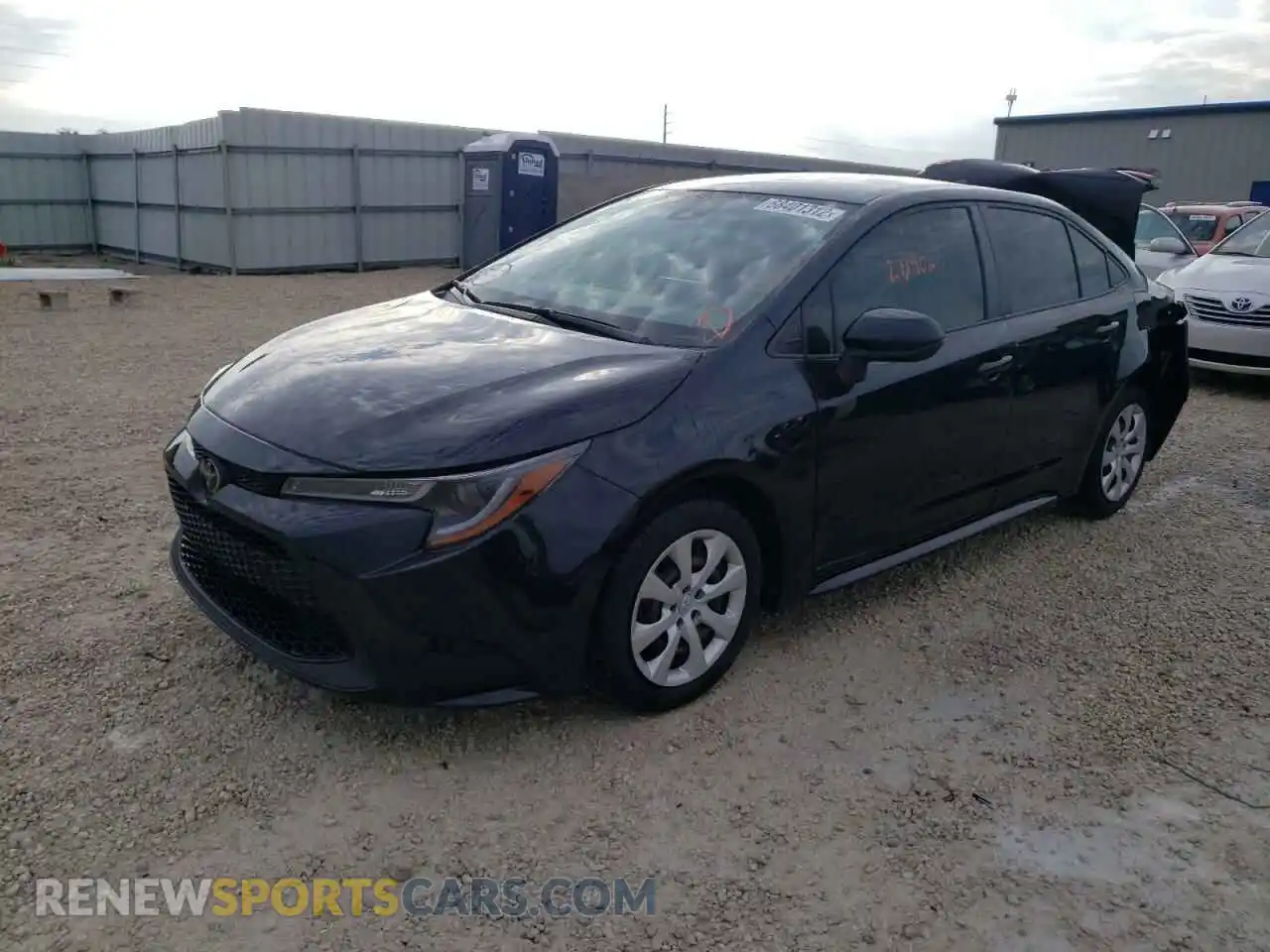 1 Photograph of a damaged car JTDEPRAE8LJ098404 TOYOTA COROLLA 2020