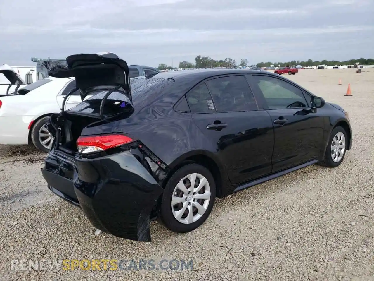 3 Photograph of a damaged car JTDEPRAE8LJ098404 TOYOTA COROLLA 2020