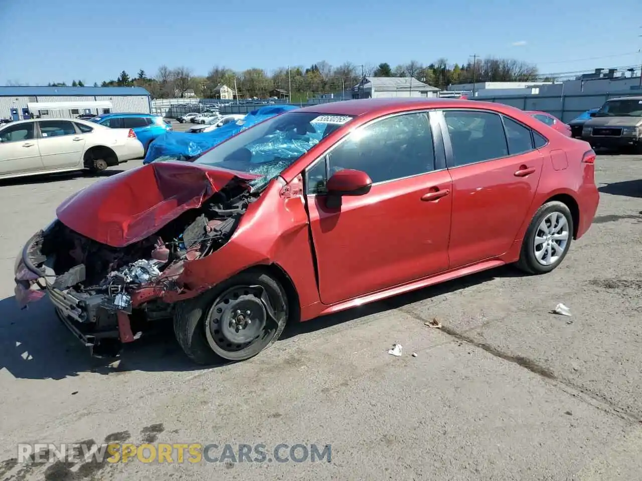 1 Фотография поврежденного автомобиля JTDEPRAE8LJ115430 TOYOTA COROLLA 2020