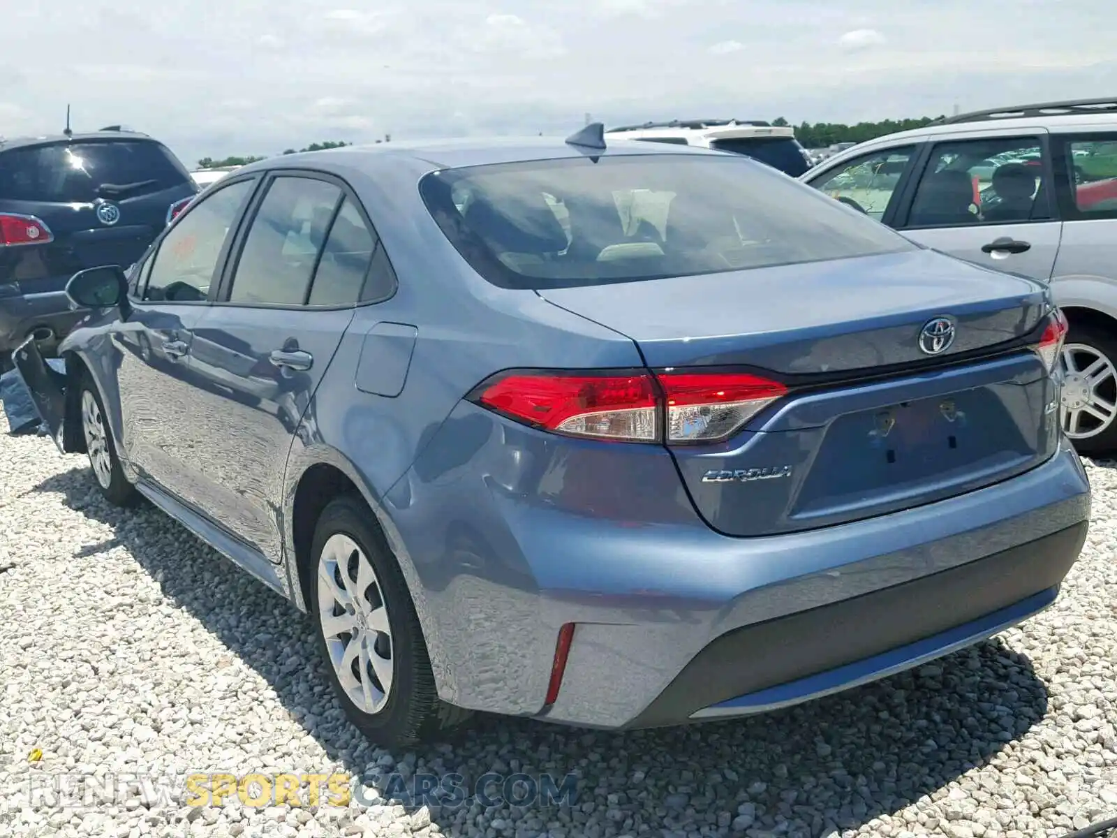3 Photograph of a damaged car JTDEPRAE9LJ004093 TOYOTA COROLLA 2020