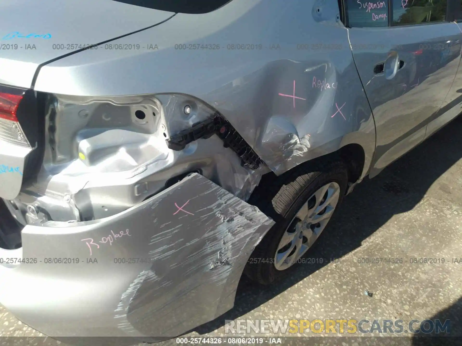 6 Photograph of a damaged car JTDEPRAE9LJ012386 TOYOTA COROLLA 2020