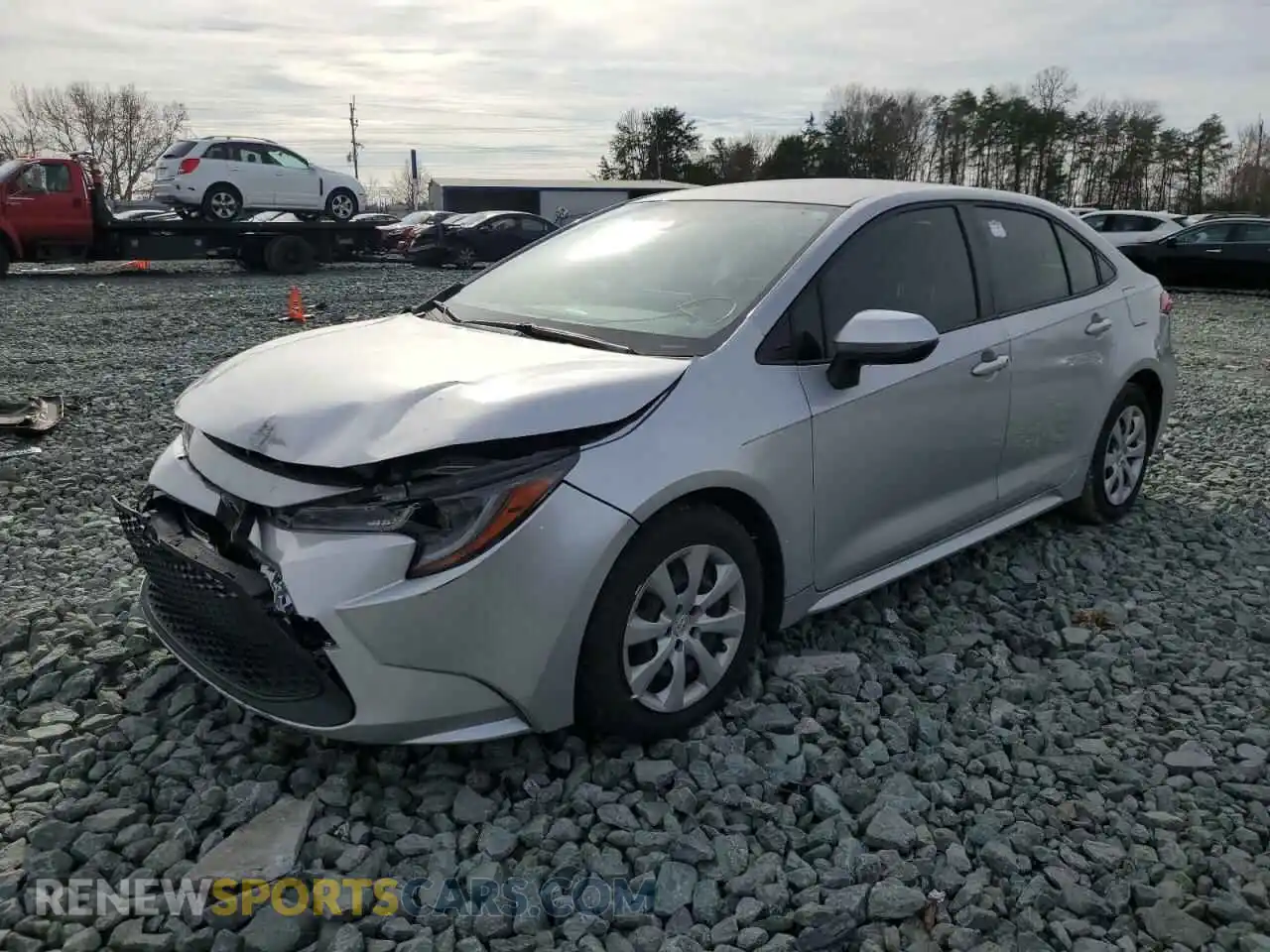 2 Photograph of a damaged car JTDEPRAE9LJ015613 TOYOTA COROLLA 2020
