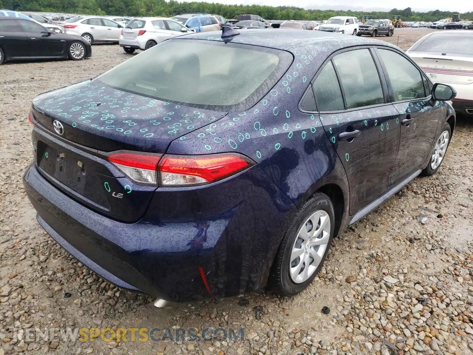 3 Photograph of a damaged car JTDEPRAE9LJ016485 TOYOTA COROLLA 2020