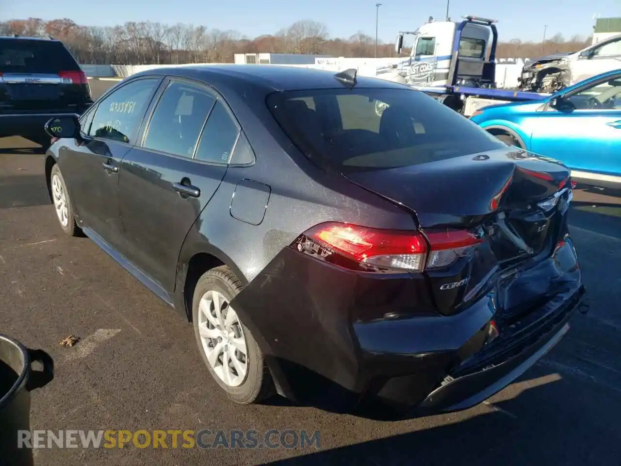 3 Photograph of a damaged car JTDEPRAE9LJ028457 TOYOTA COROLLA 2020