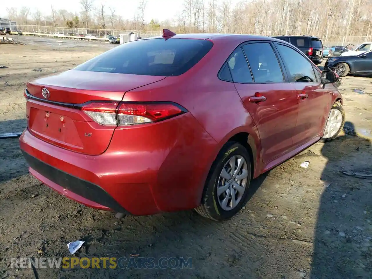 3 Photograph of a damaged car JTDEPRAE9LJ033545 TOYOTA COROLLA 2020