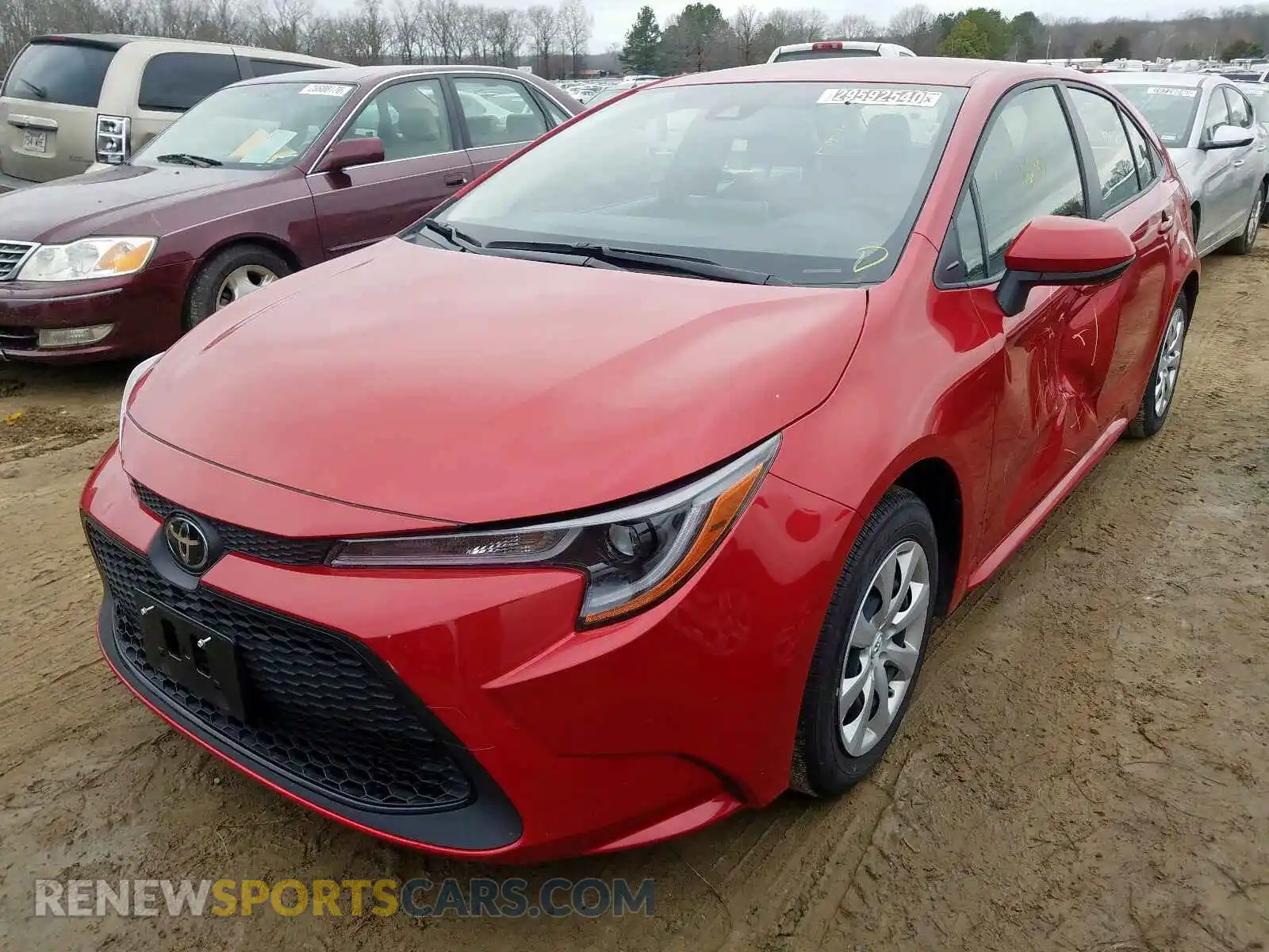 2 Photograph of a damaged car JTDEPRAE9LJ034260 TOYOTA COROLLA 2020