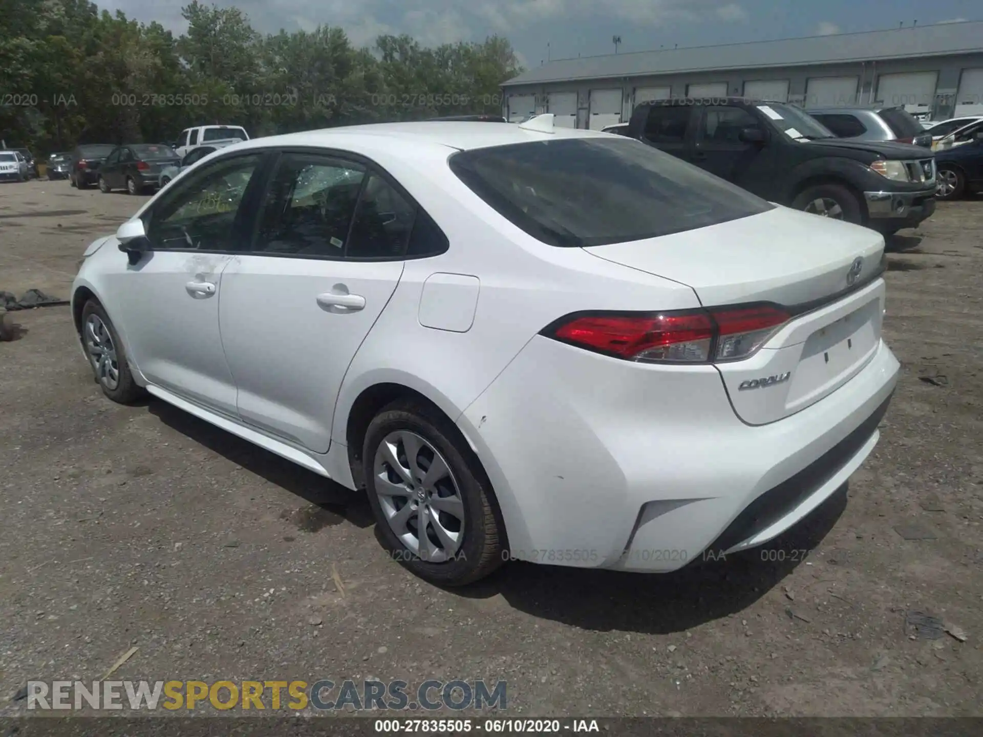 3 Photograph of a damaged car JTDEPRAE9LJ034355 TOYOTA COROLLA 2020