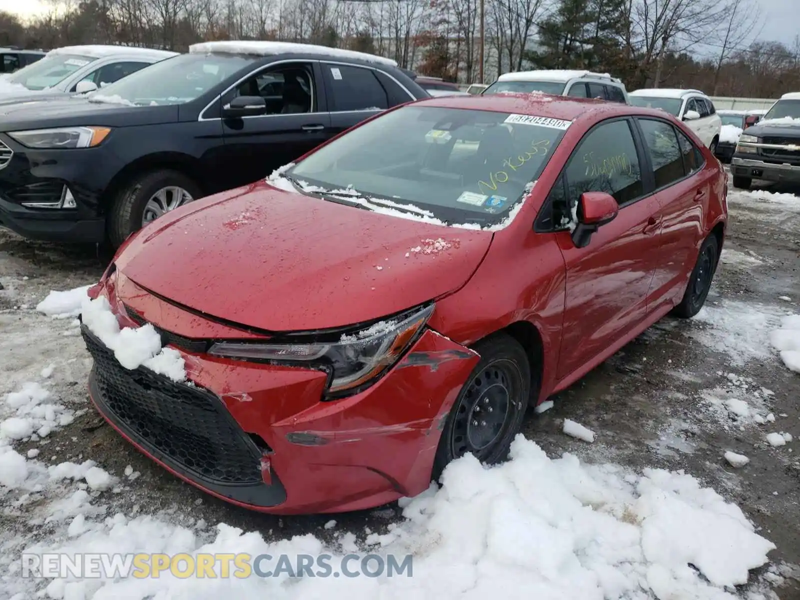 2 Photograph of a damaged car JTDEPRAE9LJ038809 TOYOTA COROLLA 2020