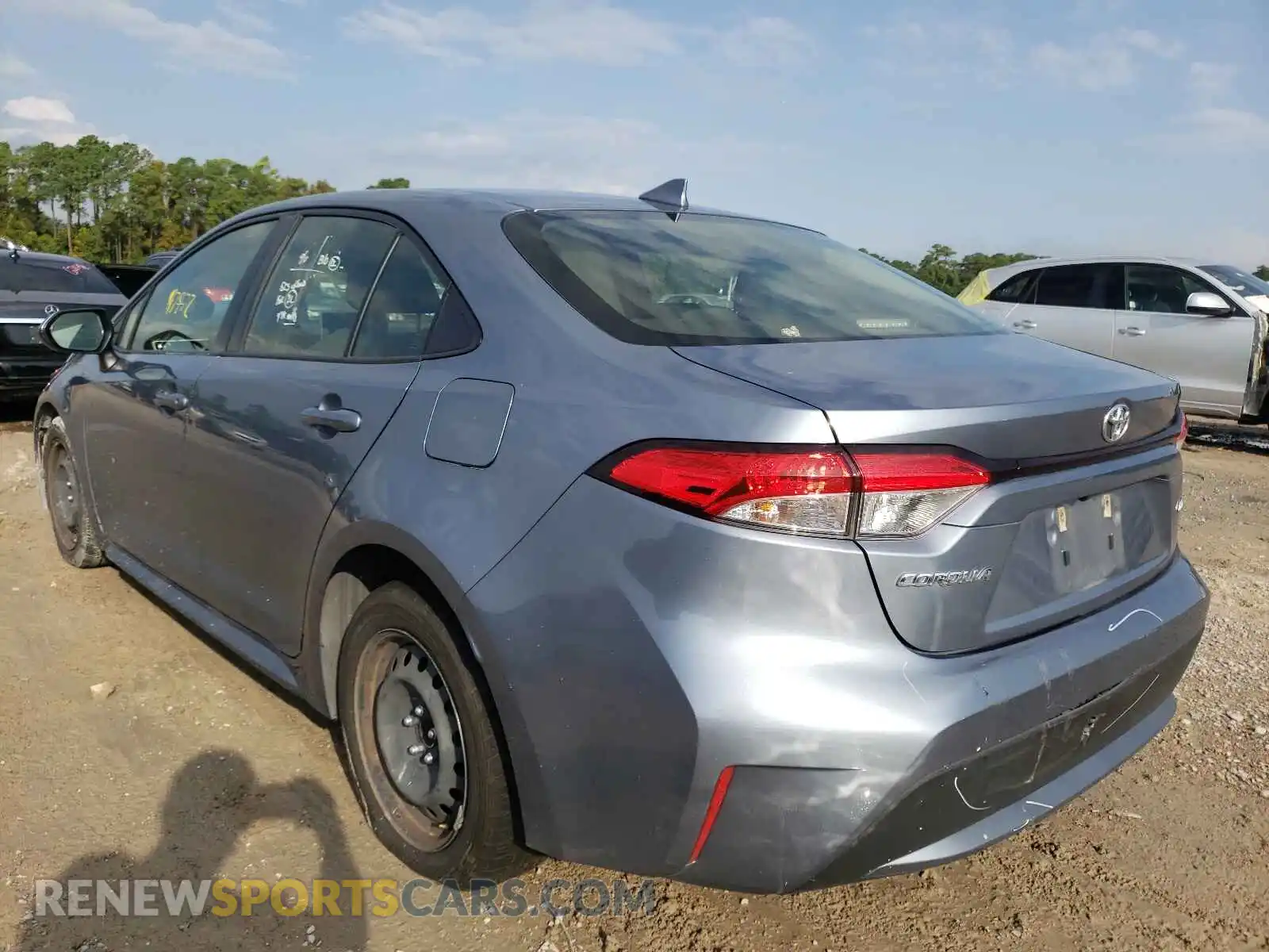 3 Photograph of a damaged car JTDEPRAE9LJ051124 TOYOTA COROLLA 2020