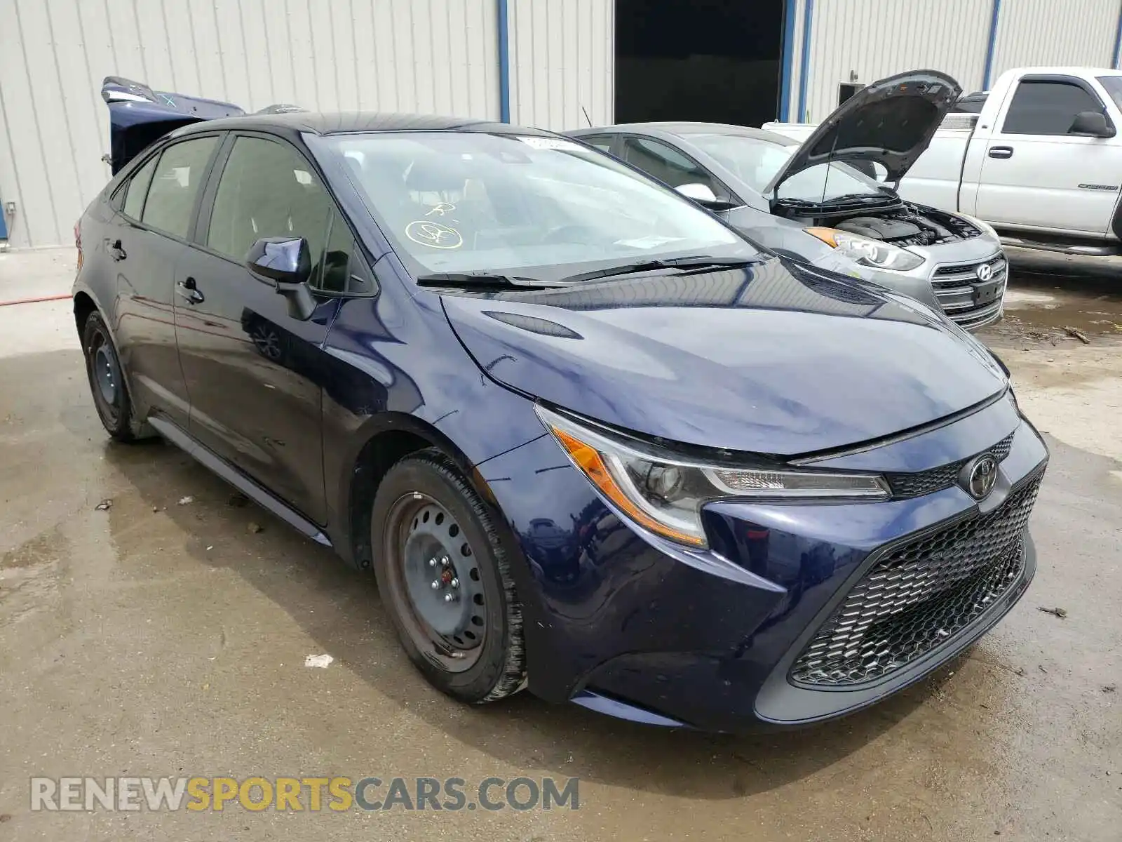 1 Photograph of a damaged car JTDEPRAE9LJ074094 TOYOTA COROLLA 2020