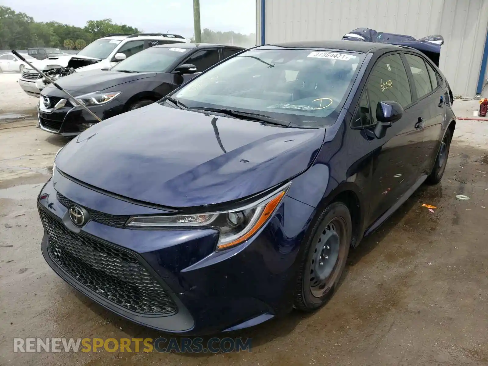 2 Photograph of a damaged car JTDEPRAE9LJ074094 TOYOTA COROLLA 2020