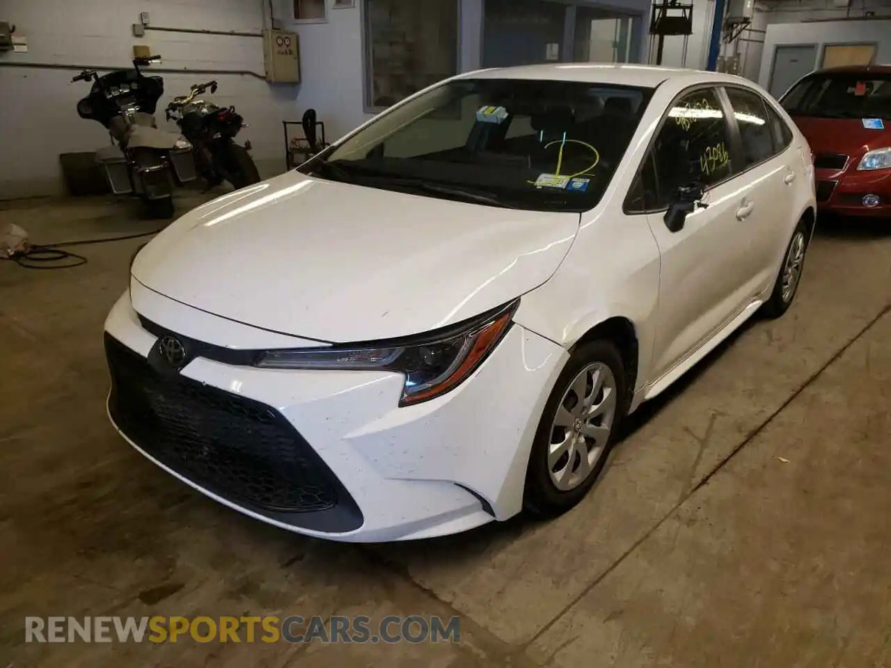 2 Photograph of a damaged car JTDEPRAE9LJ089243 TOYOTA COROLLA 2020