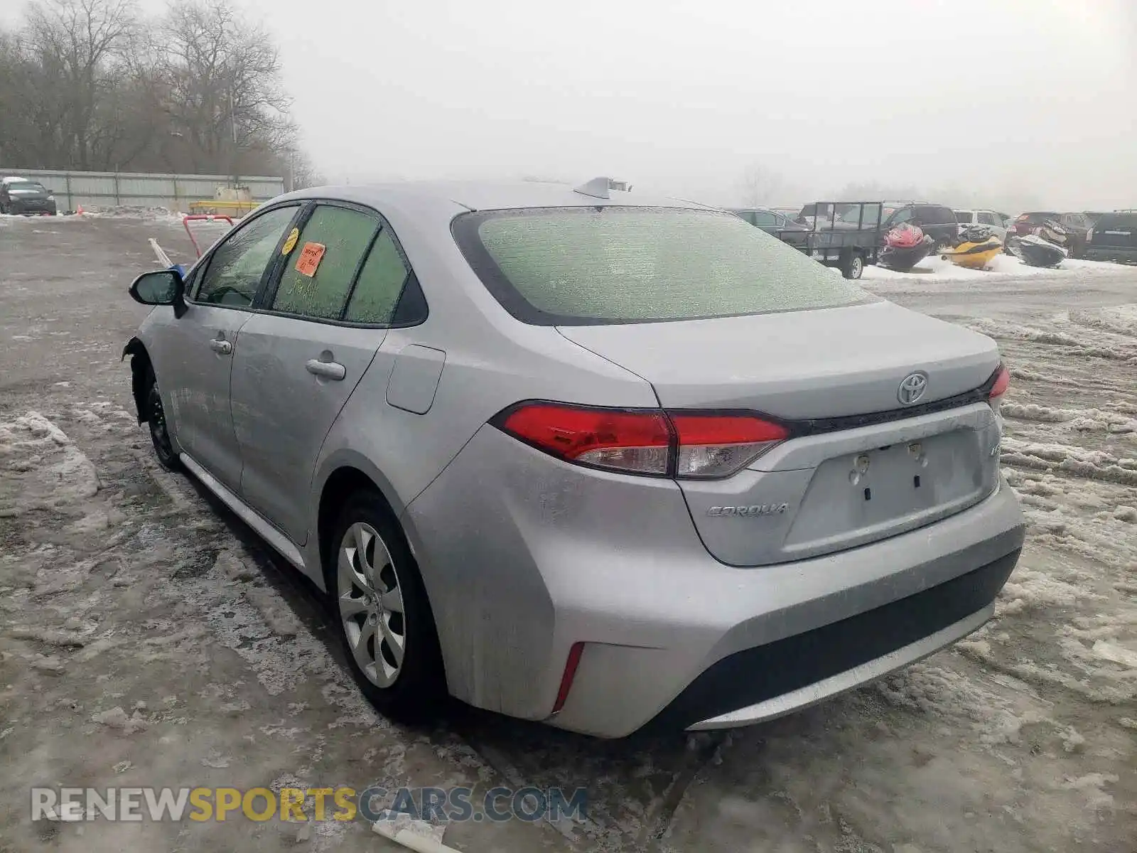 3 Photograph of a damaged car JTDEPRAE9LJ089338 TOYOTA COROLLA 2020