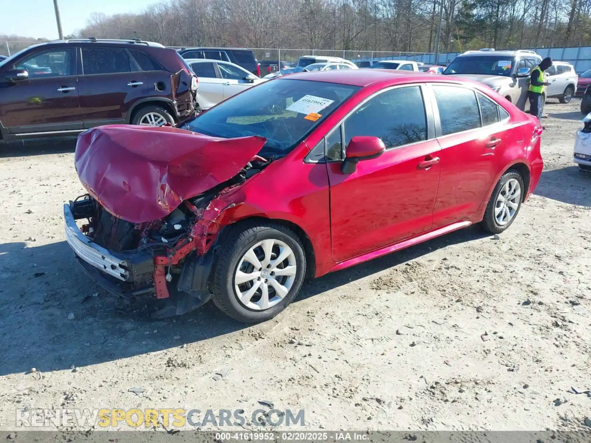 2 Photograph of a damaged car JTDEPRAE9LJ094569 TOYOTA COROLLA 2020