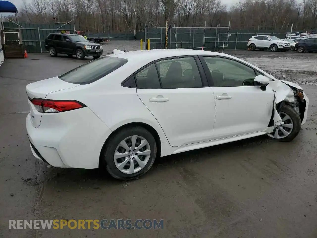 3 Photograph of a damaged car JTDEPRAE9LJ101083 TOYOTA COROLLA 2020