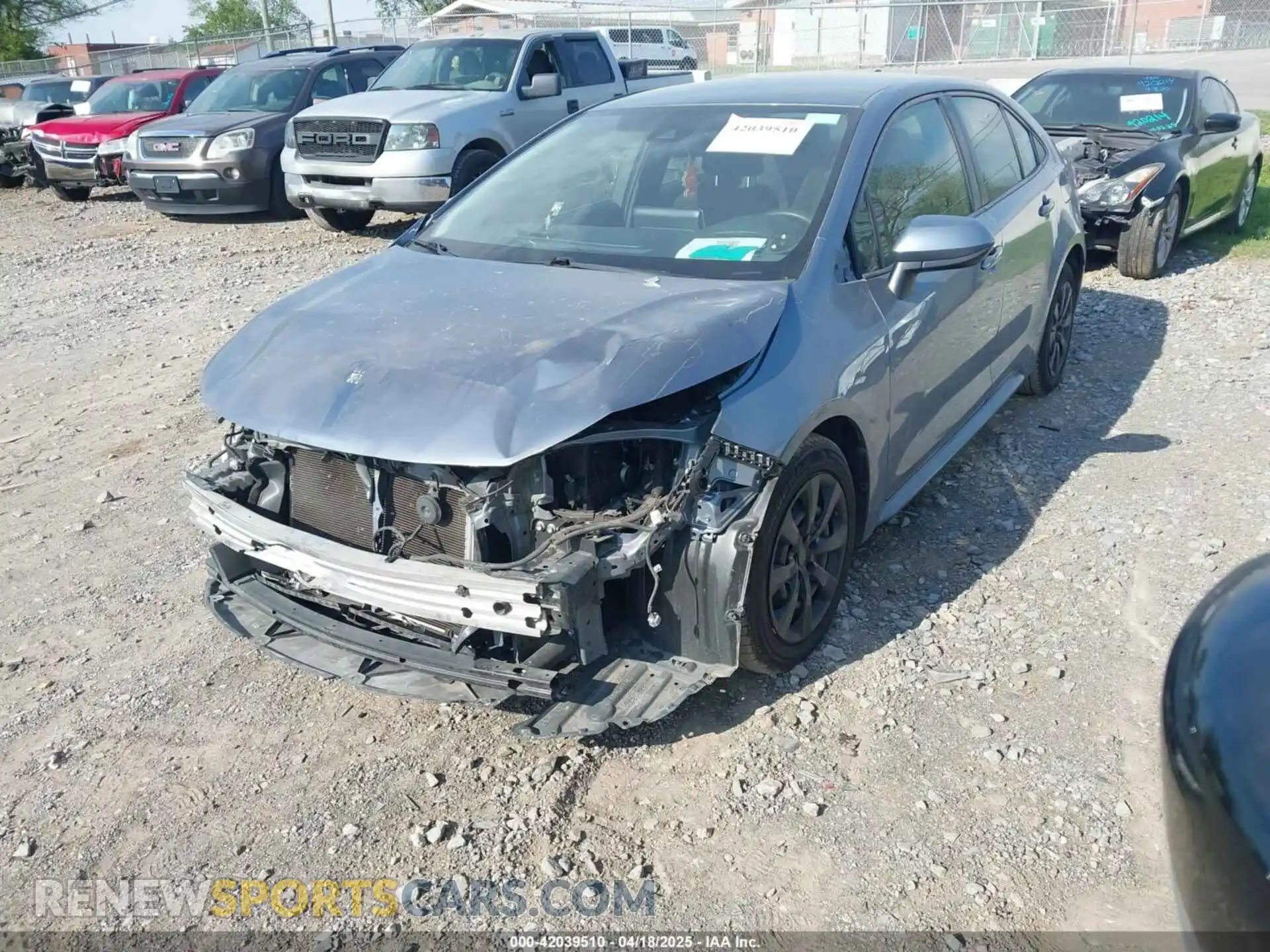 2 Photograph of a damaged car JTDEPRAE9LJ106932 TOYOTA COROLLA 2020