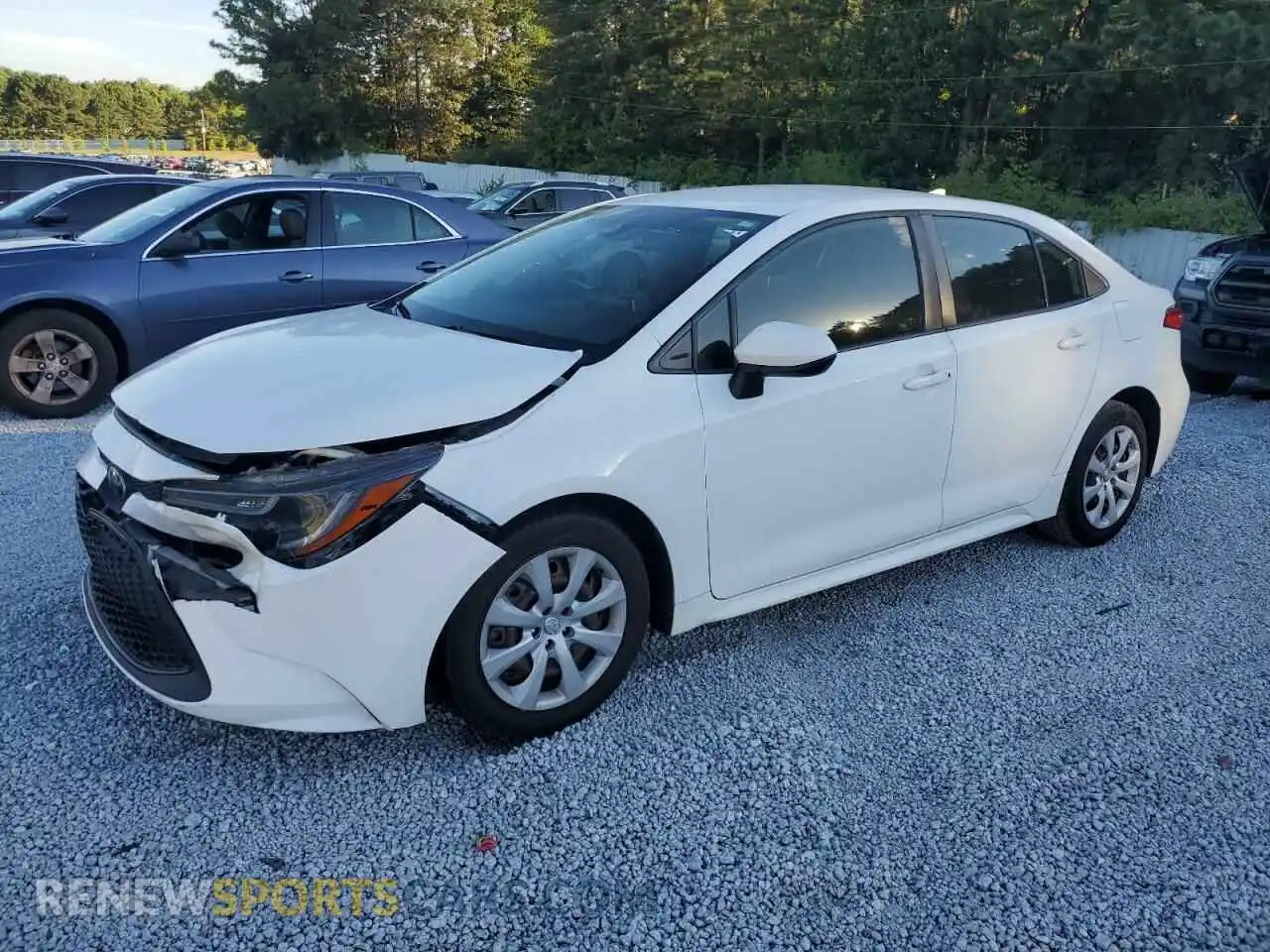 1 Photograph of a damaged car JTDEPRAEXLJ003017 TOYOTA COROLLA 2020