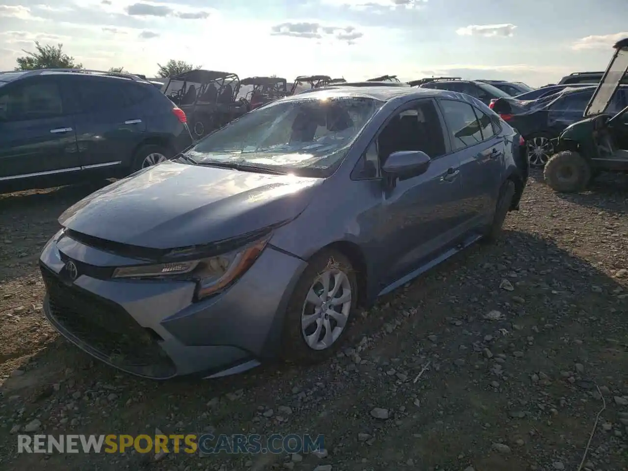 2 Photograph of a damaged car JTDEPRAEXLJ003079 TOYOTA COROLLA 2020