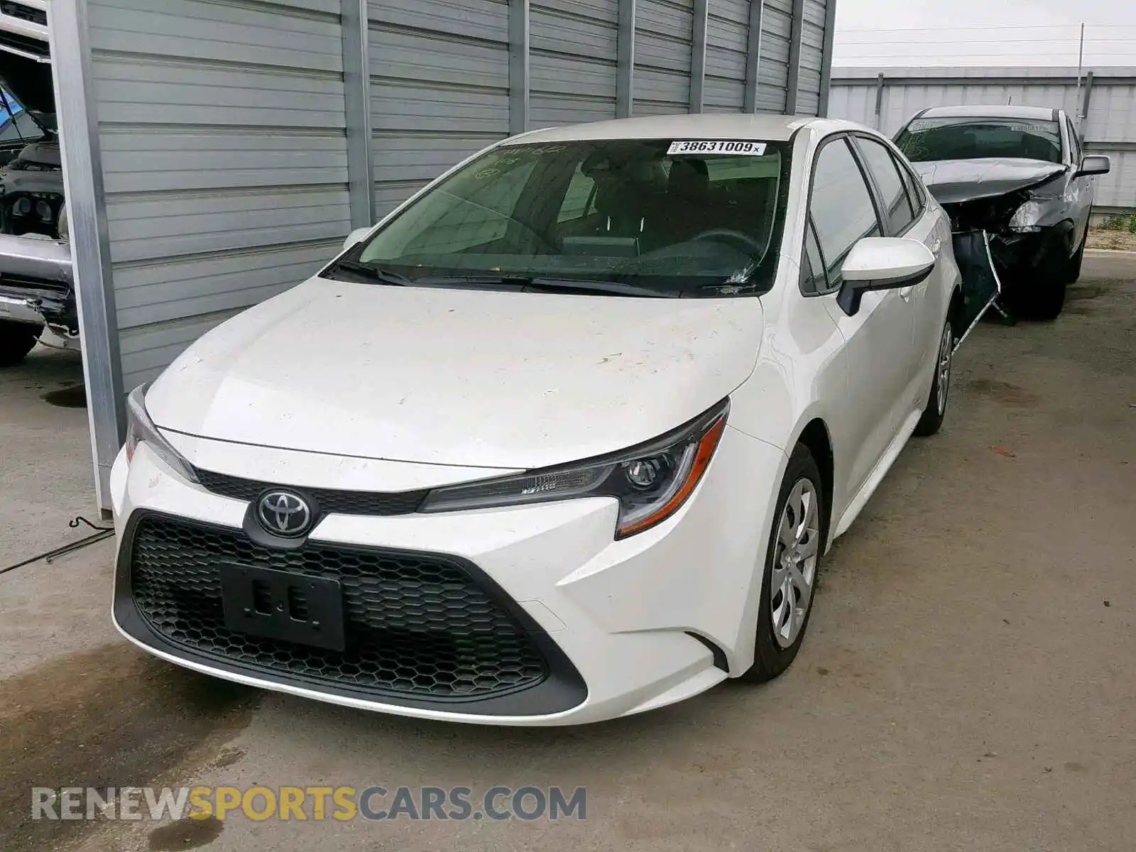 2 Photograph of a damaged car JTDEPRAEXLJ004040 TOYOTA COROLLA 2020