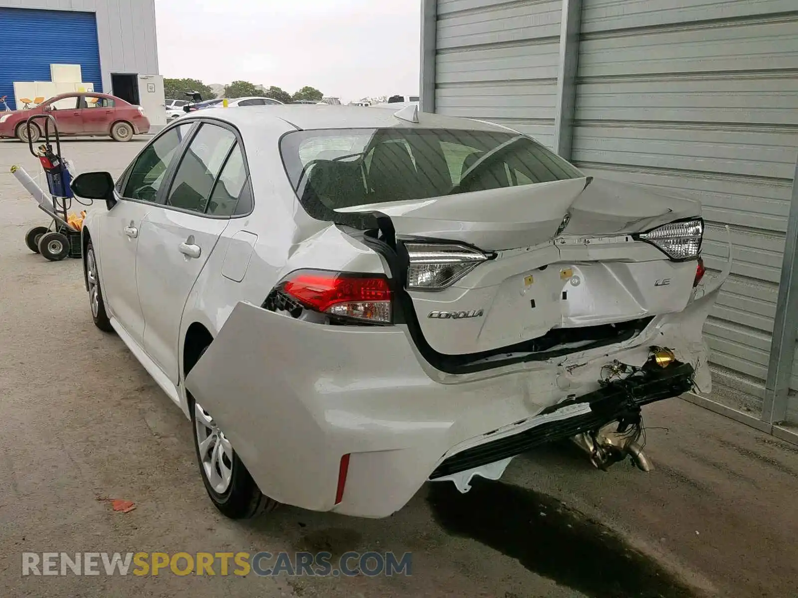 3 Photograph of a damaged car JTDEPRAEXLJ004040 TOYOTA COROLLA 2020