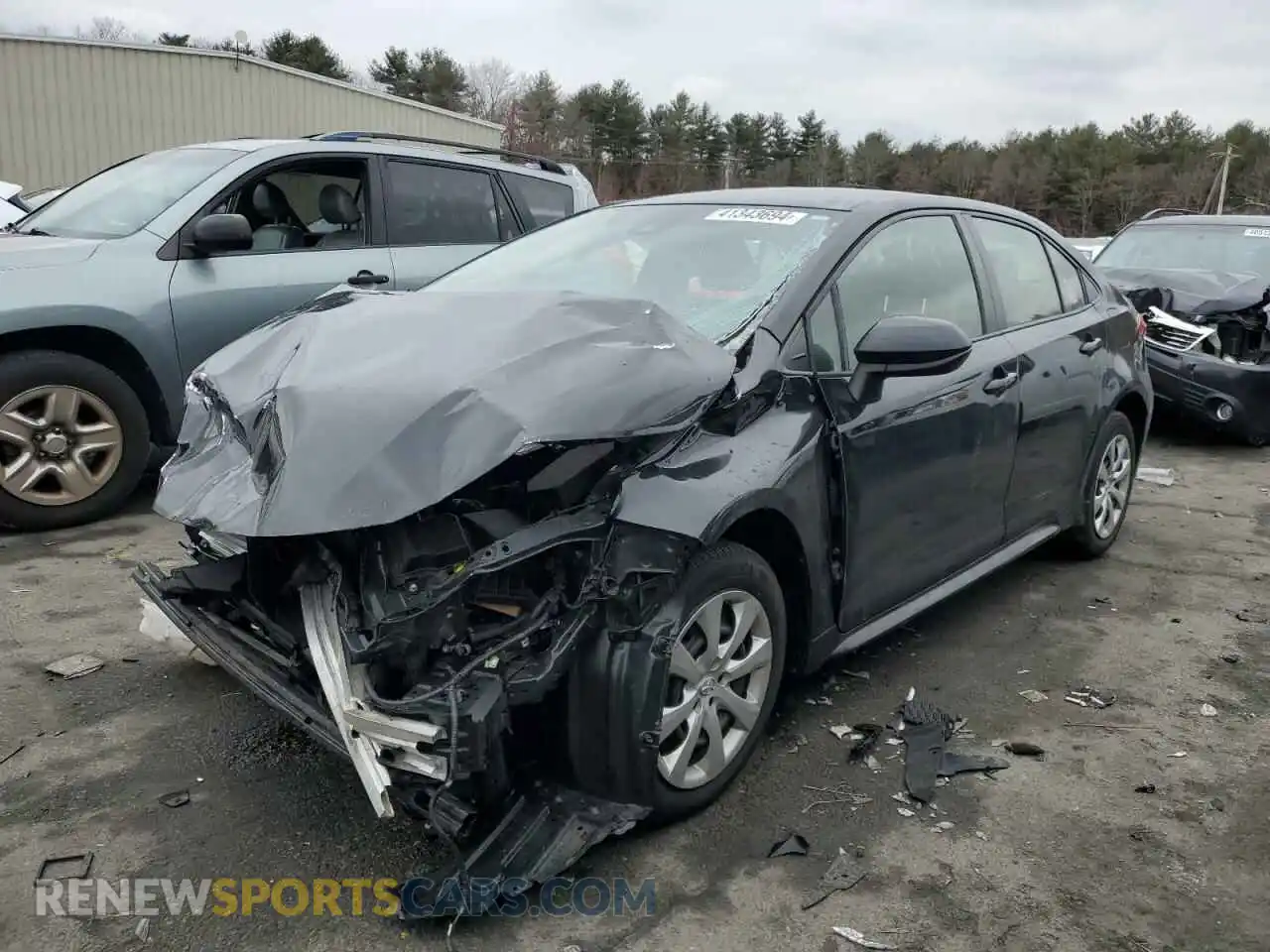 1 Photograph of a damaged car JTDEPRAEXLJ005432 TOYOTA COROLLA 2020
