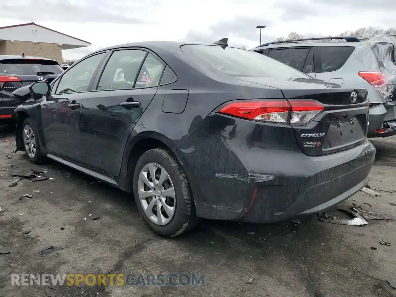2 Photograph of a damaged car JTDEPRAEXLJ005432 TOYOTA COROLLA 2020