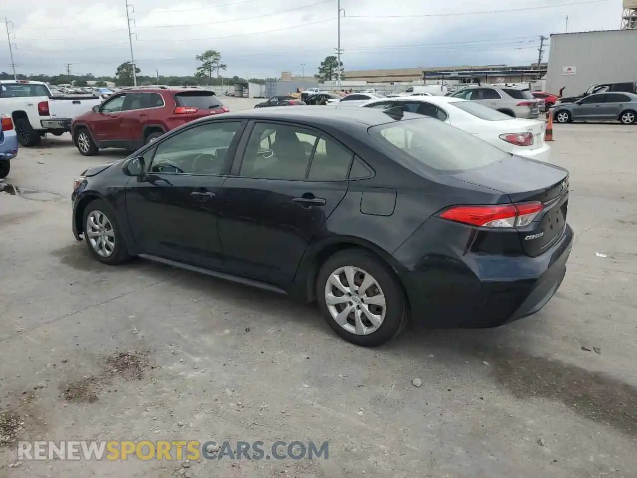 2 Photograph of a damaged car JTDEPRAEXLJ008993 TOYOTA COROLLA 2020
