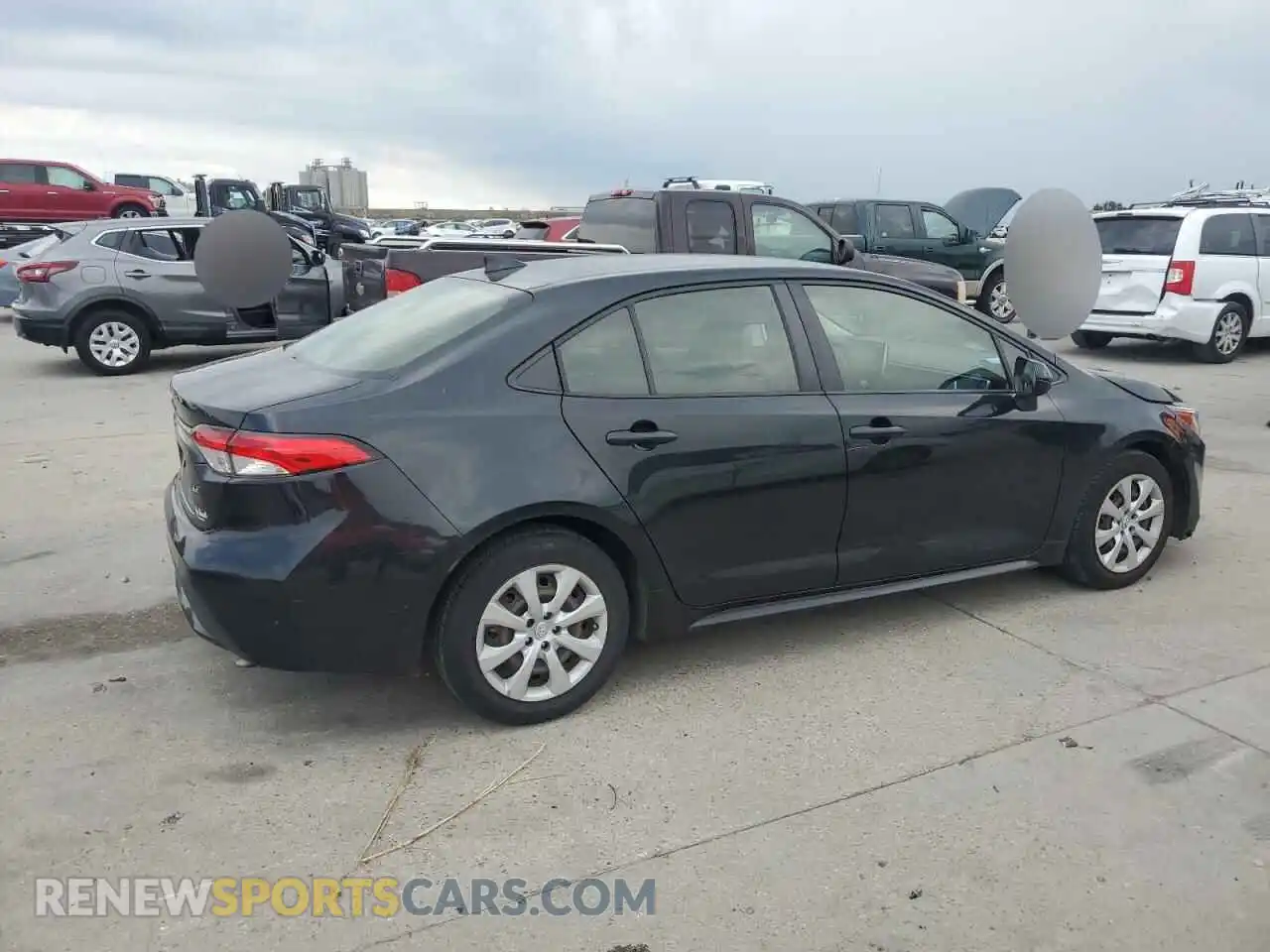 3 Photograph of a damaged car JTDEPRAEXLJ008993 TOYOTA COROLLA 2020