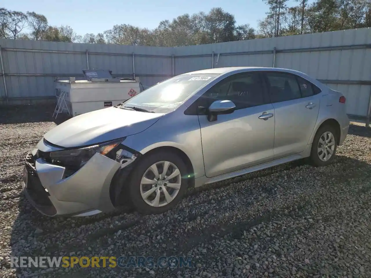 1 Photograph of a damaged car JTDEPRAEXLJ009982 TOYOTA COROLLA 2020