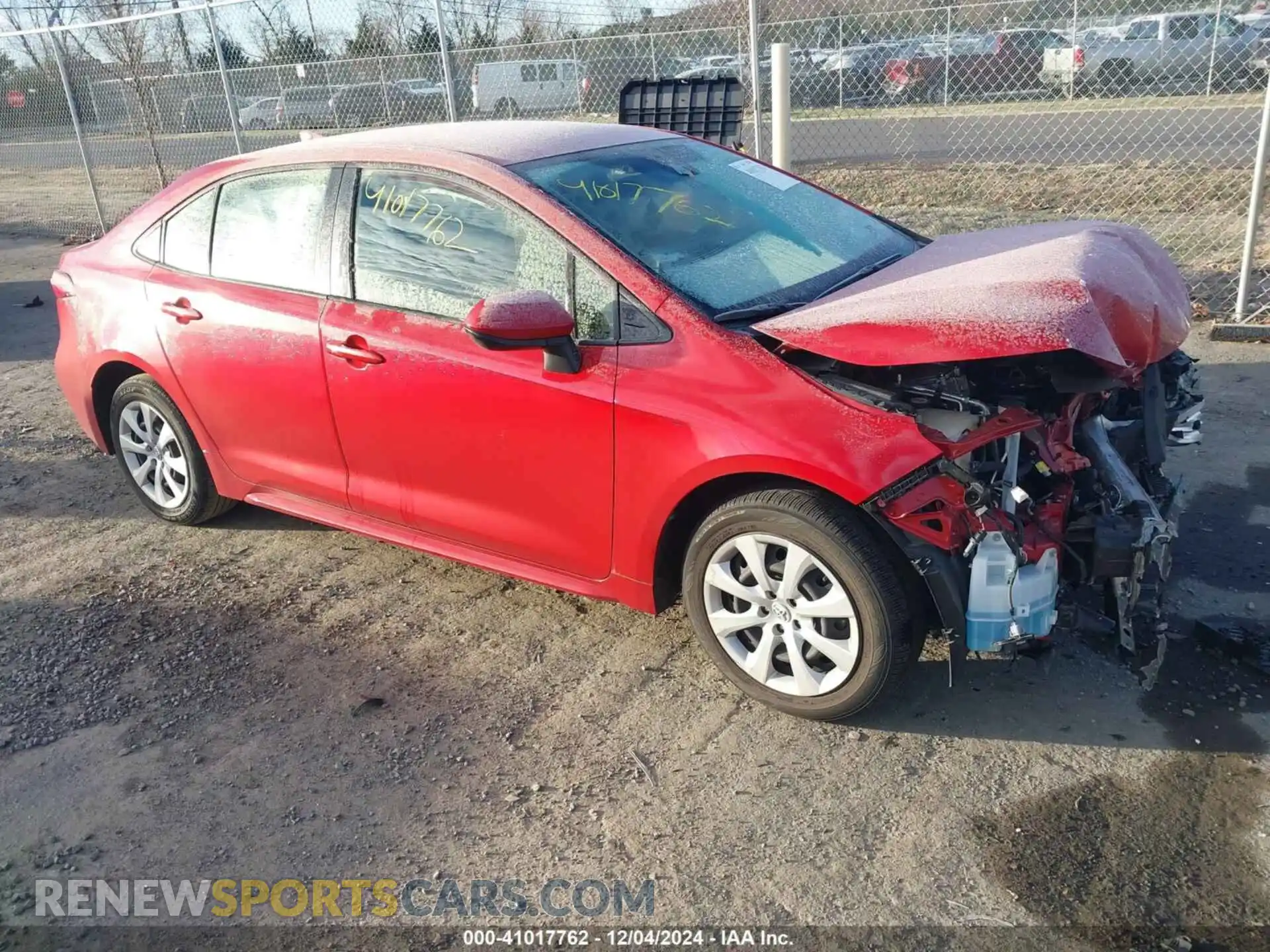 1 Photograph of a damaged car JTDEPRAEXLJ014891 TOYOTA COROLLA 2020