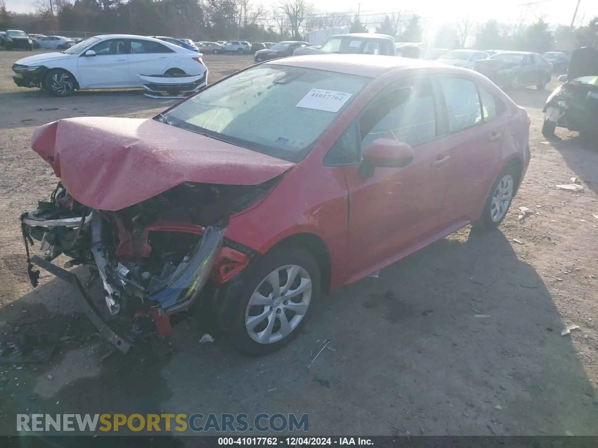 2 Photograph of a damaged car JTDEPRAEXLJ014891 TOYOTA COROLLA 2020