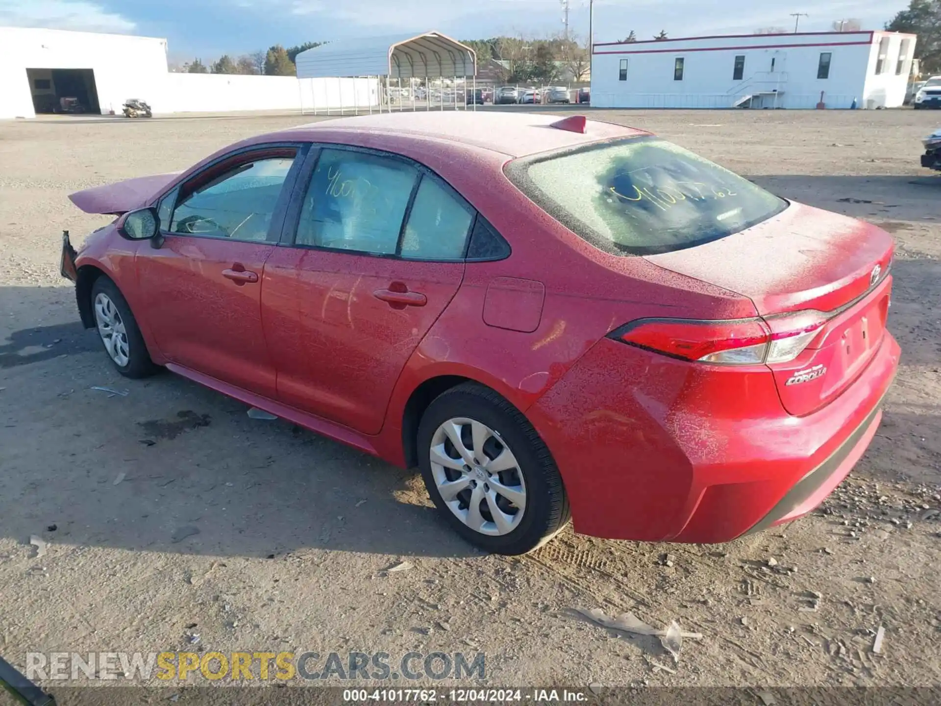 3 Photograph of a damaged car JTDEPRAEXLJ014891 TOYOTA COROLLA 2020