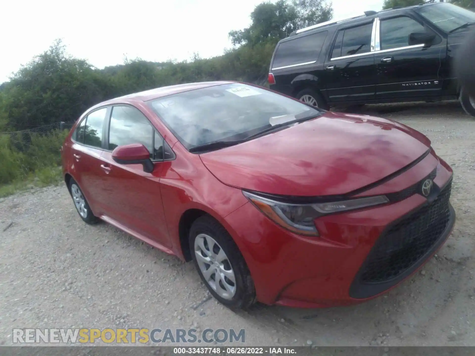 1 Photograph of a damaged car JTDEPRAEXLJ015491 TOYOTA COROLLA 2020