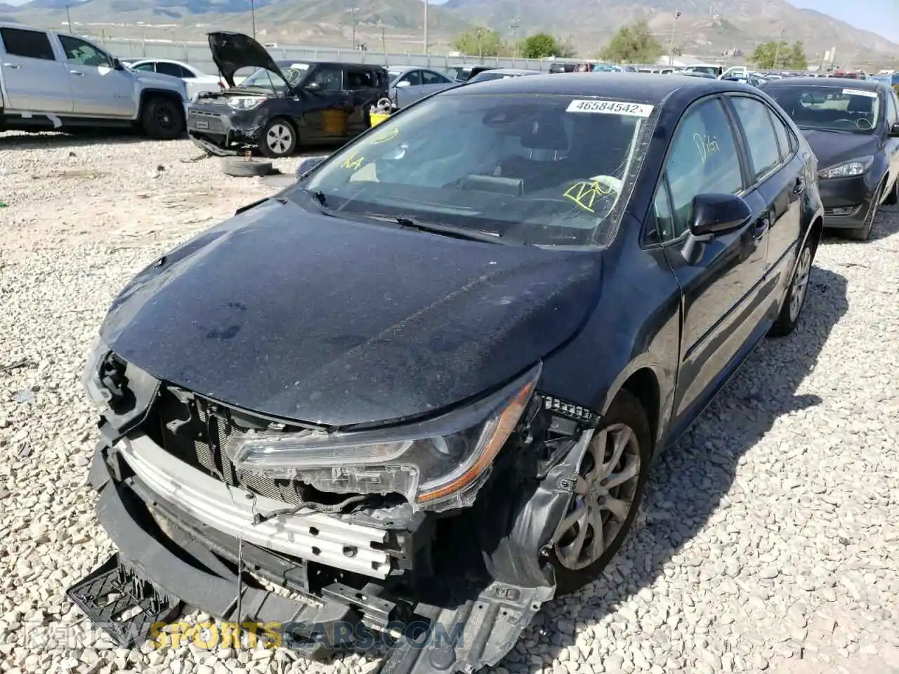 2 Фотография поврежденного автомобиля JTDEPRAEXLJ016754 TOYOTA COROLLA 2020