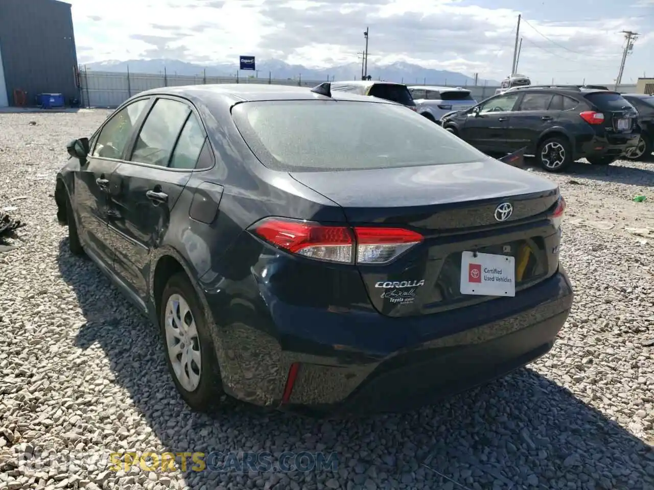 3 Фотография поврежденного автомобиля JTDEPRAEXLJ016754 TOYOTA COROLLA 2020