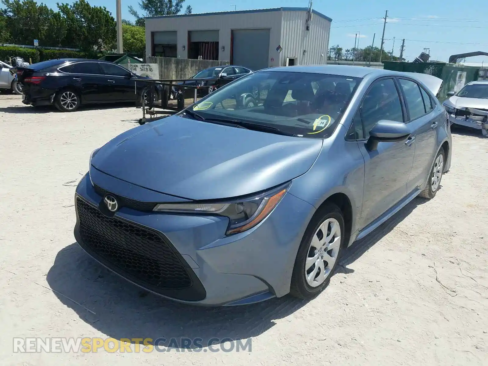 2 Photograph of a damaged car JTDEPRAEXLJ017614 TOYOTA COROLLA 2020