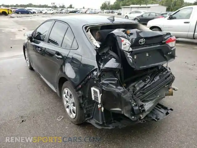 3 Photograph of a damaged car JTDEPRAEXLJ017788 TOYOTA COROLLA 2020