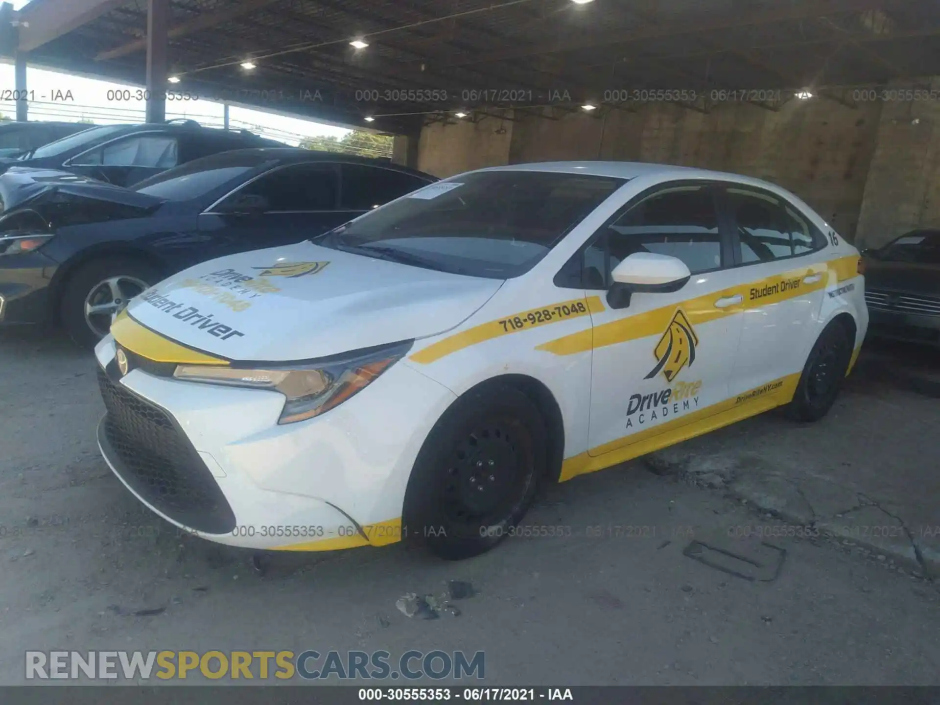 2 Photograph of a damaged car JTDEPRAEXLJ018200 TOYOTA COROLLA 2020