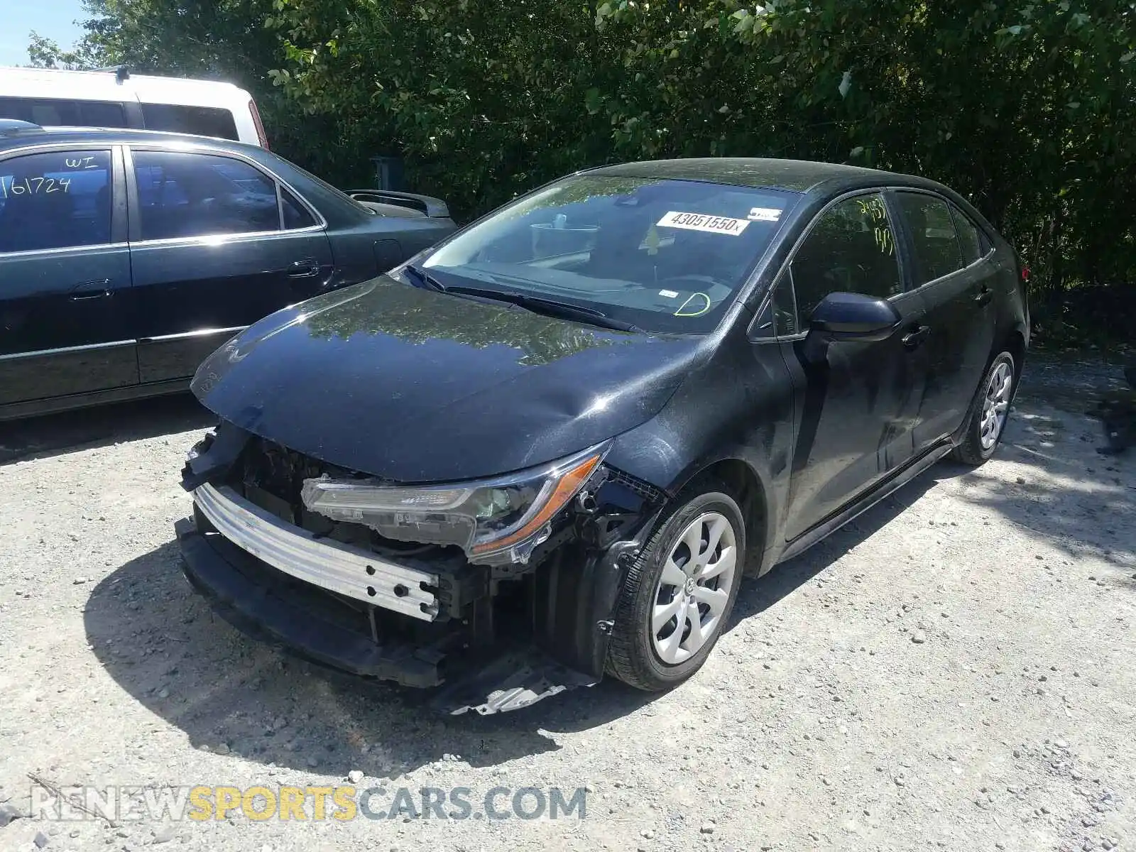 2 Photograph of a damaged car JTDEPRAEXLJ018293 TOYOTA COROLLA 2020
