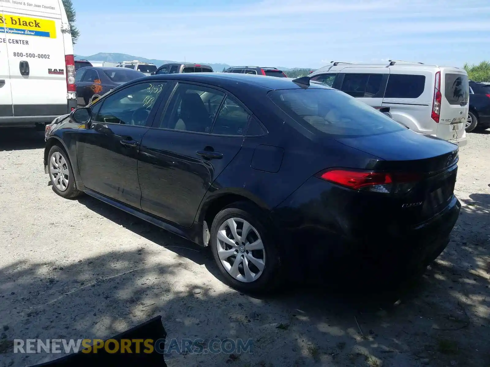 3 Photograph of a damaged car JTDEPRAEXLJ018293 TOYOTA COROLLA 2020